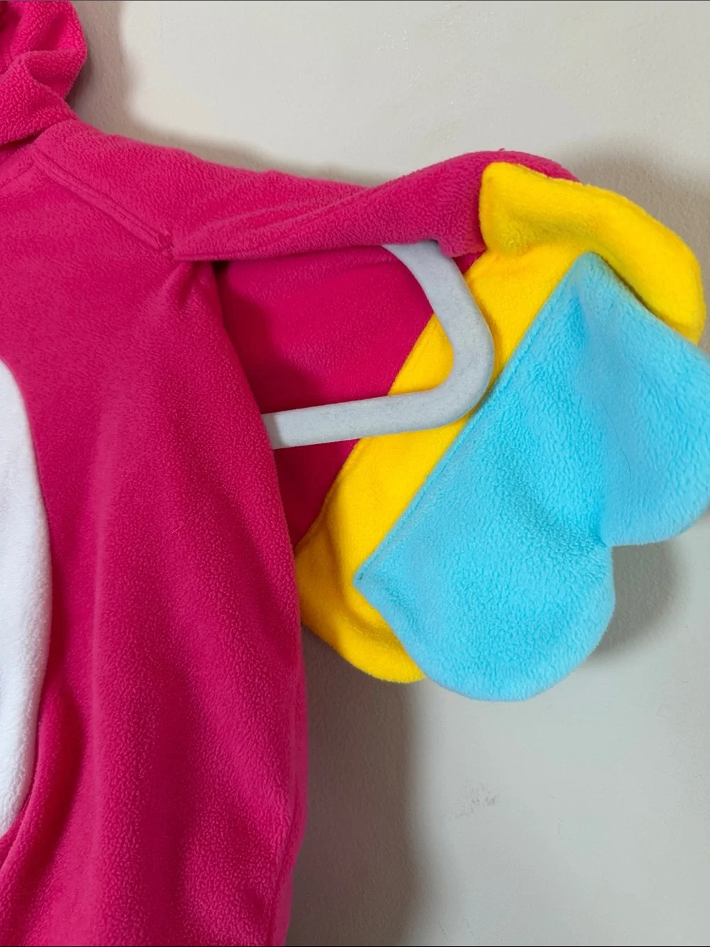 Baby Girl Hot Pink Bubble Parrot Hoodie Halloween Costume. Size 6-9 months - Picture 4 of 7